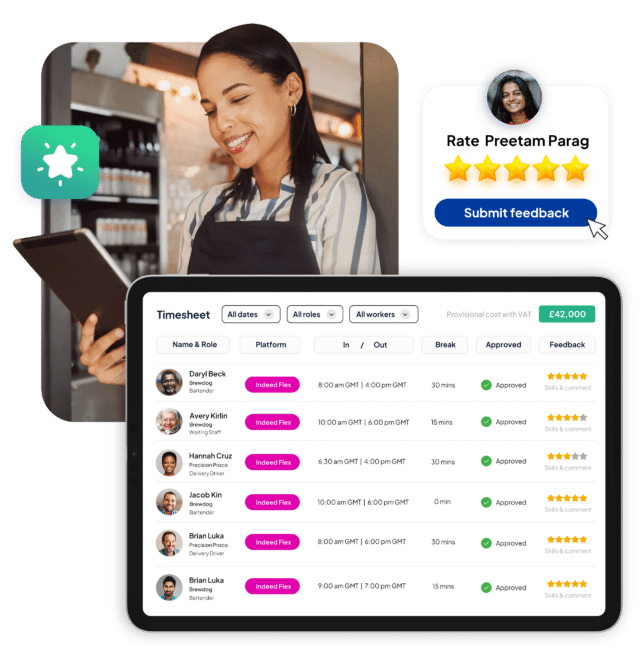 Direct access to a high quality workforce on demand | Indeed Flex UK